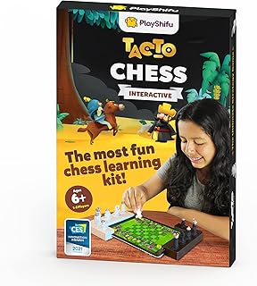 Sponsored Ad - PlayShifu Interactive Chess Board Game - Tacto Chess (Kit + App with 4 Modes) Fun Chess Set for Kids, Begin...