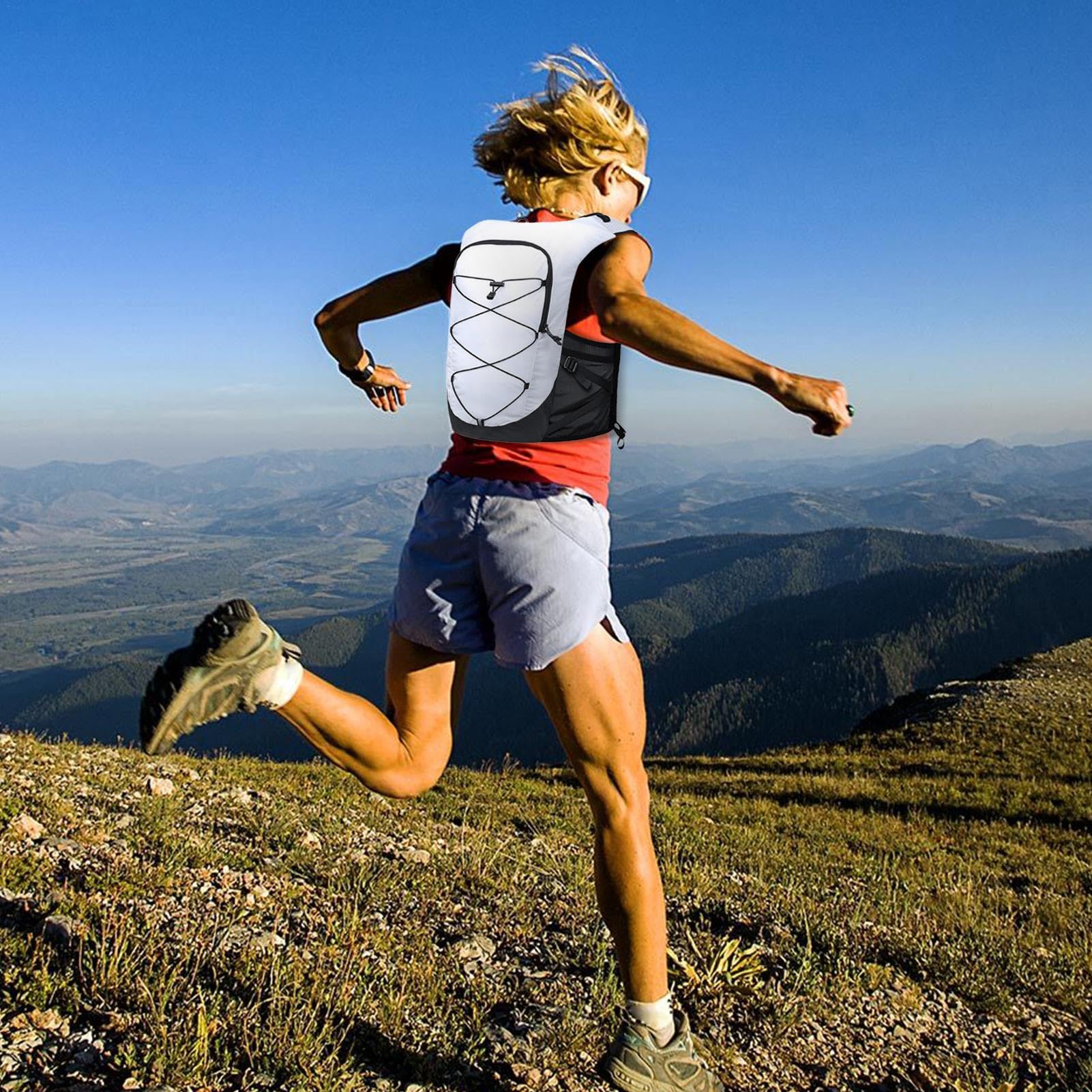 Sentier de sports de plein air, pack de gilet d'hydratation | Équipement