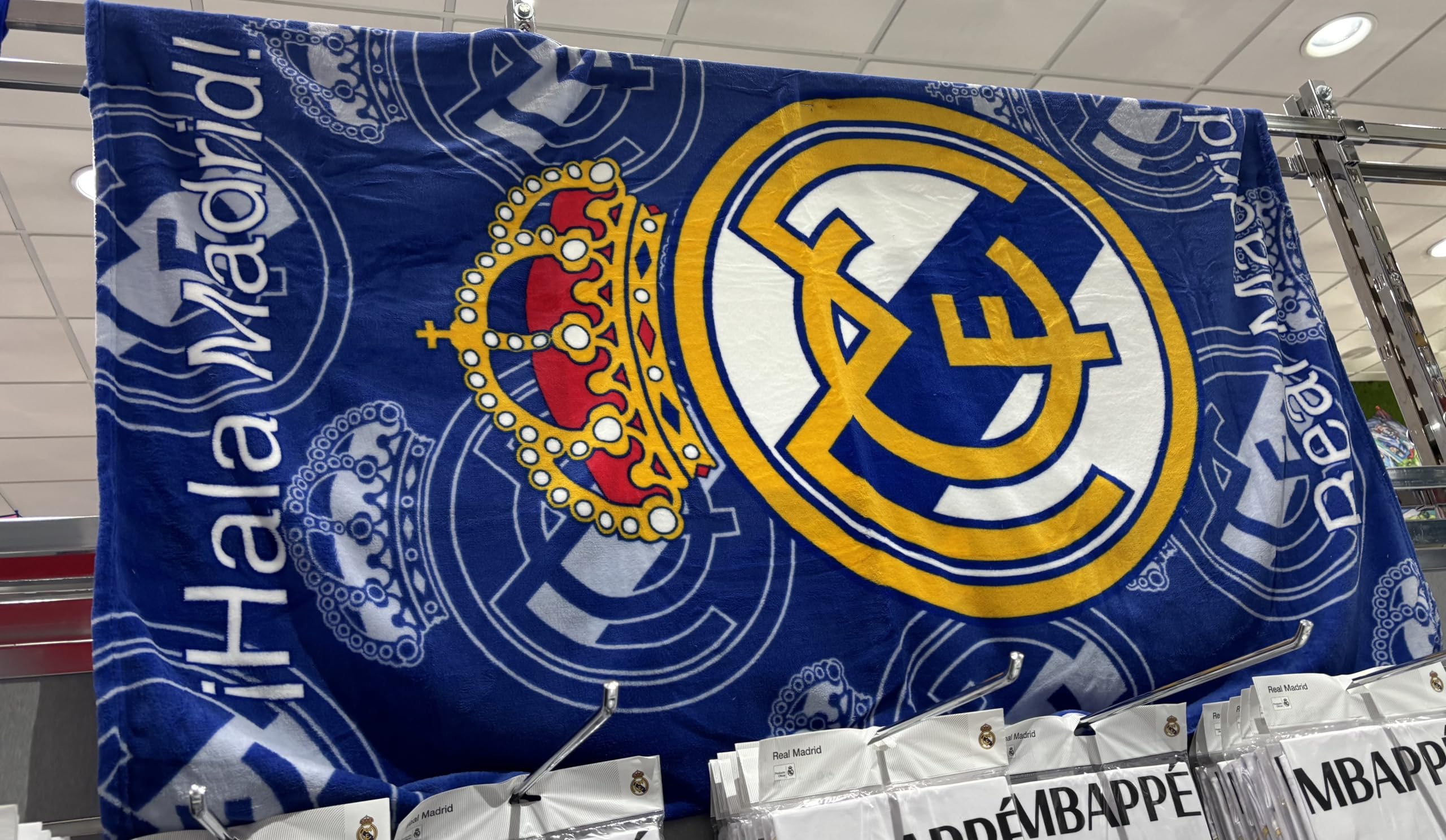 Coperta di R. Madrid Squadra di calcio, squadra di calcio Madrid, regalo R Madrid, accessori del Madrid, (100X150 Real Madrid3)