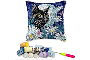 LAPATAIN: Creative DIY Cat Latch Hook Rug Kit