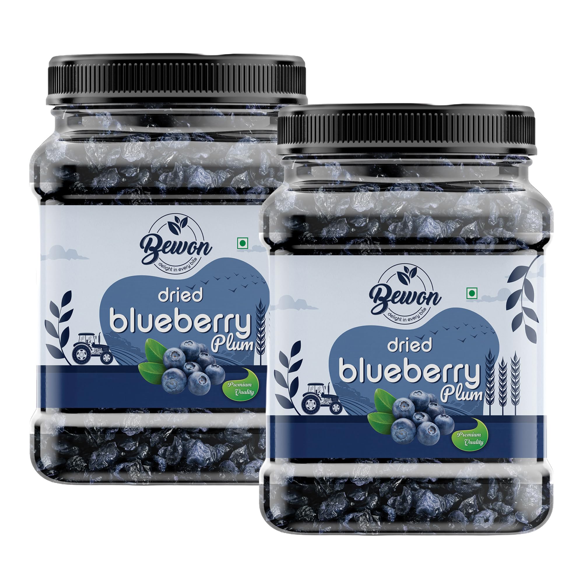 Bewon Blueberry Dried Plum 1kg (500g x 2) | Sweet & Tangy Whole Blueberries | Rich in Fiber & Antioxidants | Ideal for Baking, Smoothies & Snacking | Premium Dry Fruits Combo Pack Offer-picture-14
