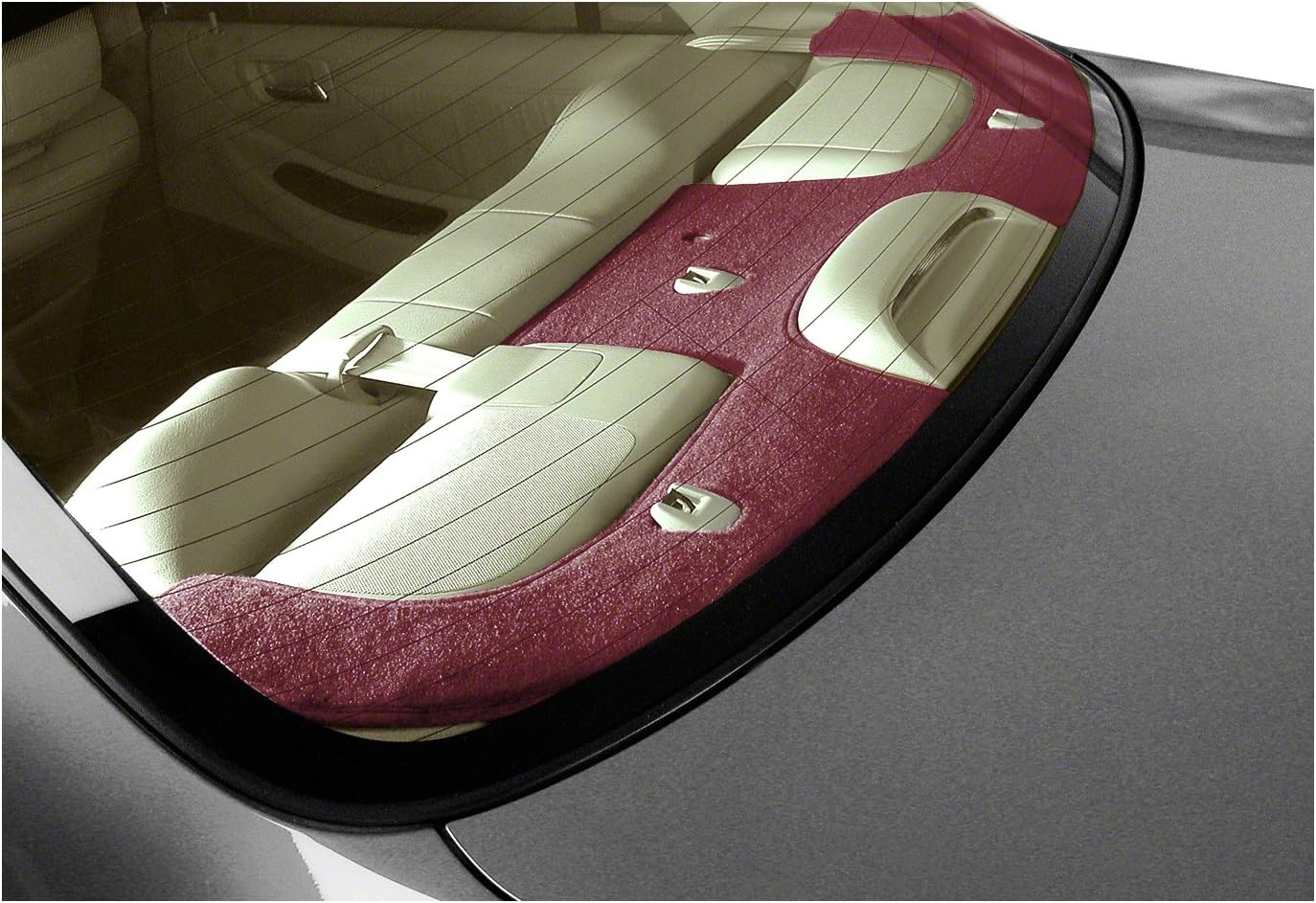 Coverking Custom Fit Rear Deck Cover for Select Zimmer Models - Polycarpet (Red)
