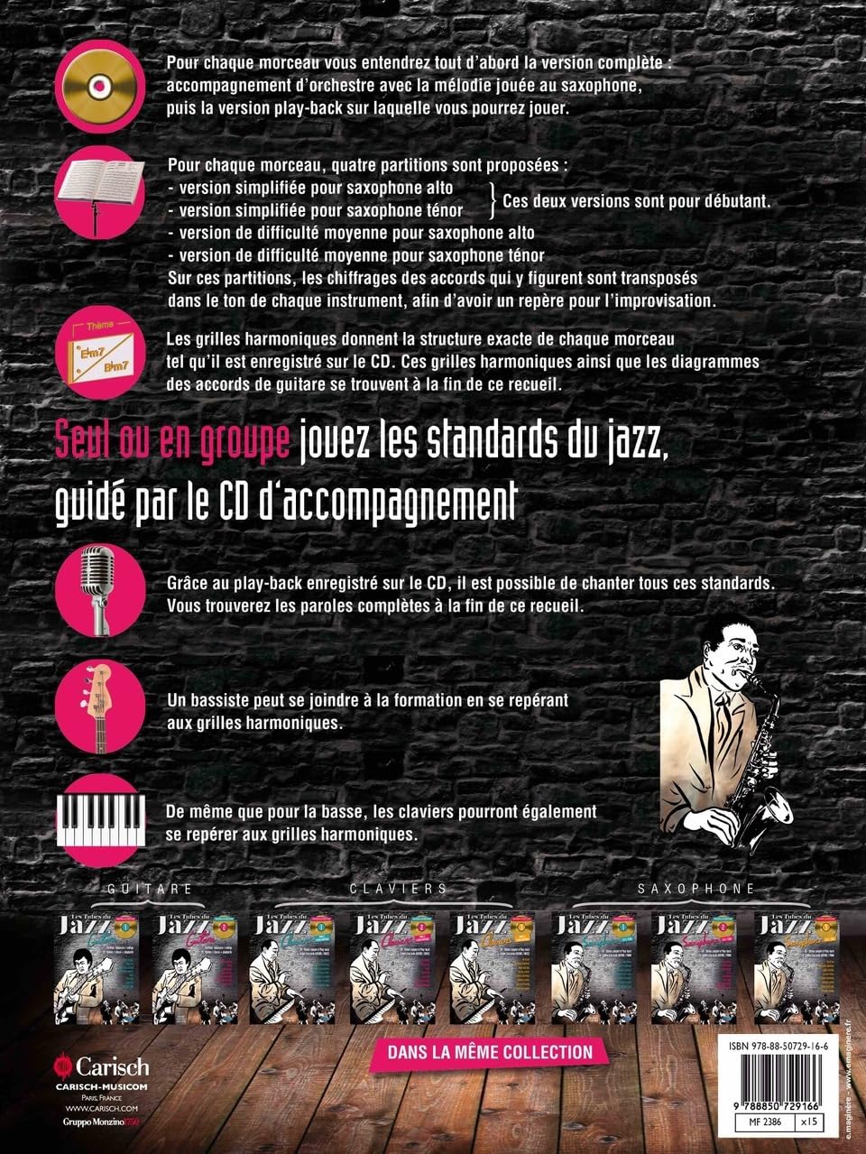 Les Tubes Du Jazz Saxophone Volume 2. Comprend CD