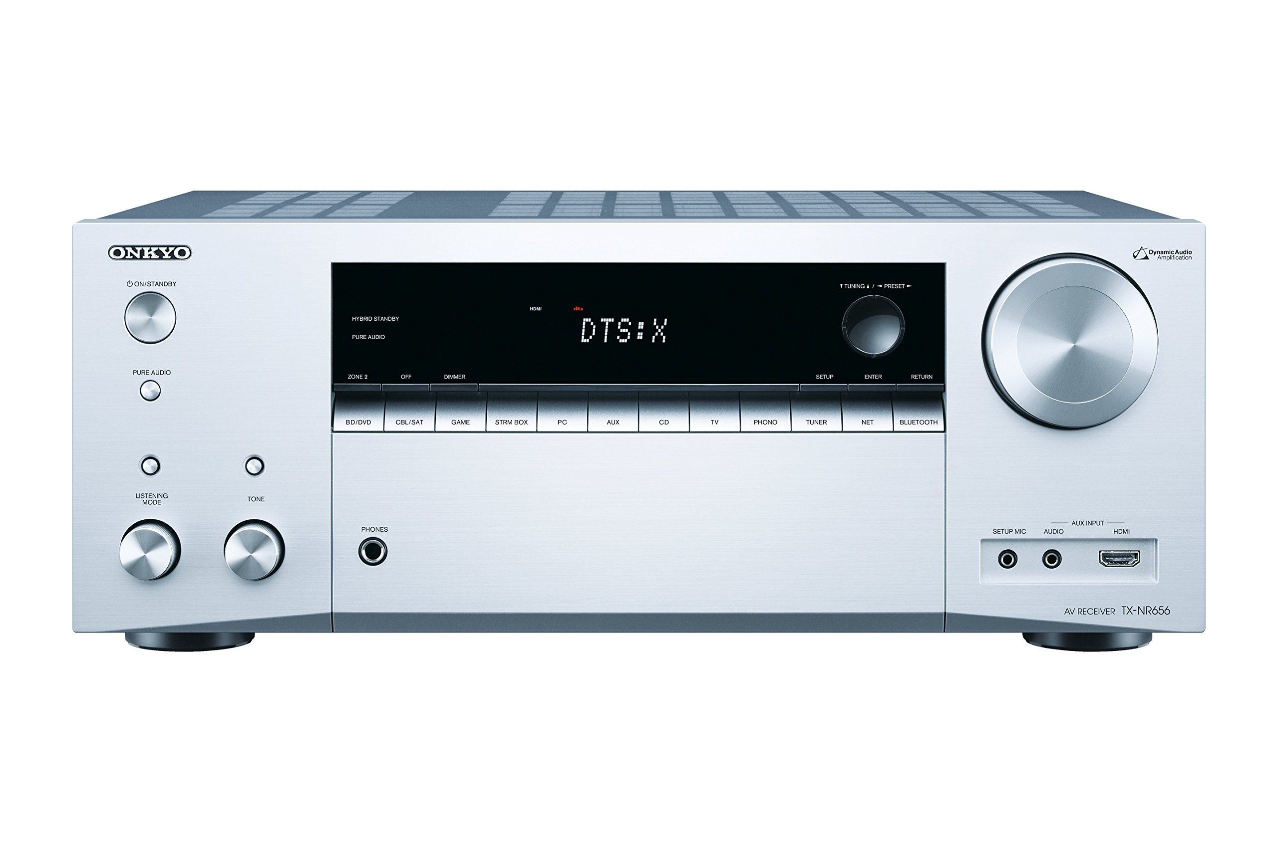 Onkyo TX-NR656S Sintoamplificatore, Argento