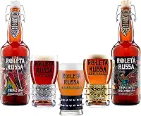 Kit Presente 2 Cervejas Roleta Russa Triple IPA + 1 Copo Cerveja a sua Escolha
