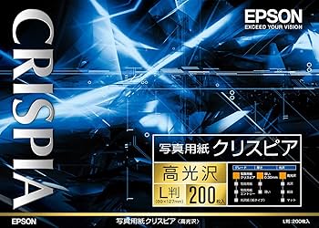 Amazon | エプソン EPSON 写真用紙クリスピアL判 200枚 KL200SCKR