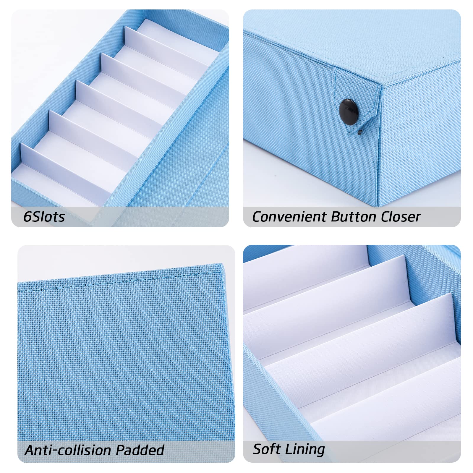 TRIUMPH VISION Unisex Brillenorganizer Aufbewahrungskoffer Packwürfel