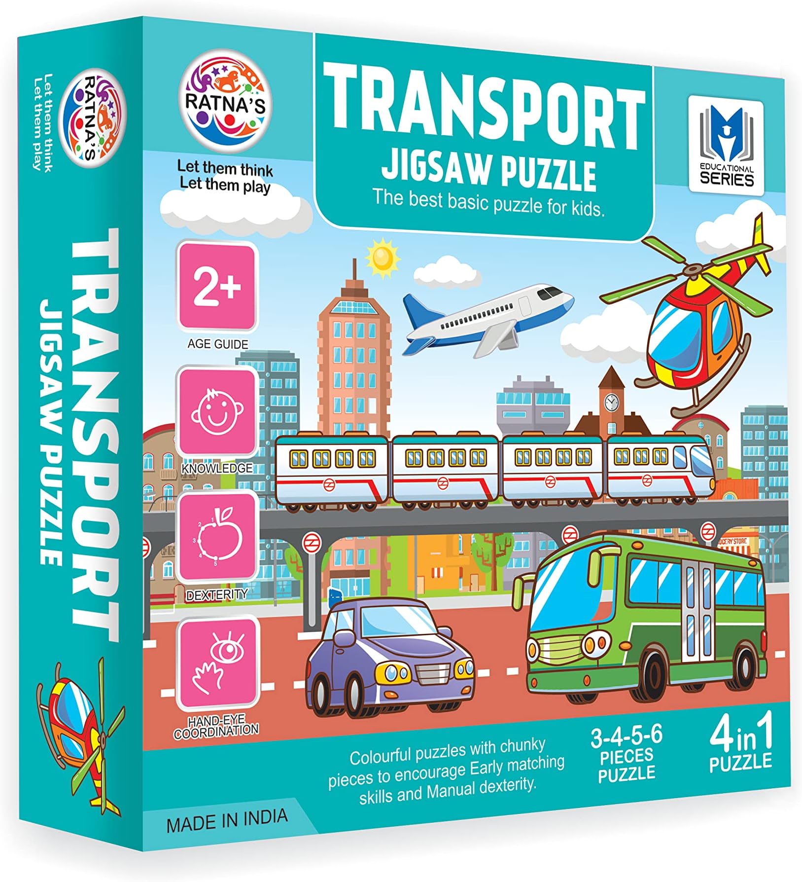 Ratna's Educational Baby Puzzle Transport