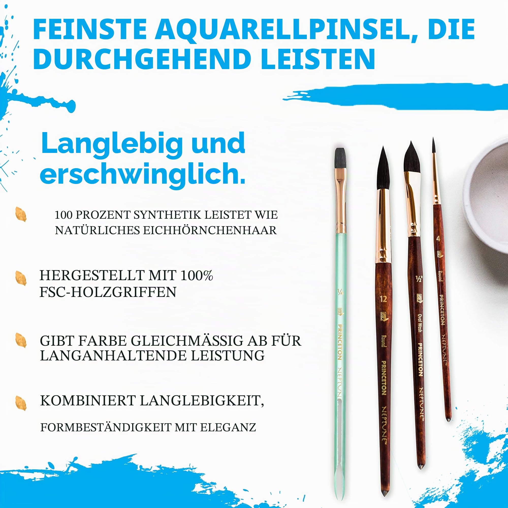 Princeton Pri Neptune Syn Sh Federkiel, Größe 6