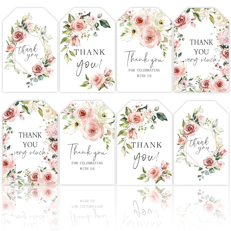 amazon-com-whaline-100pcs-thank-you-gift-tags-with-98-4ft-hemp-rope-ink-floral-style-paper-tags-hanging-labels-name-tags-for-baby-shower-birthday-wedding-bridal-shower-diy-gift-party-favor for Free Printable Bridal Shower Name Tags Amazon.com : Whaline 100Pcs Thank You Gift Tags with 98.4ft Hemp Rope Ink Floral Style Paper Tags Hanging Labels Name Tags for Baby Shower Birthday Wedding Bridal Shower DIY Gift Party Favor for Free Printable Bridal Shower Name Tags