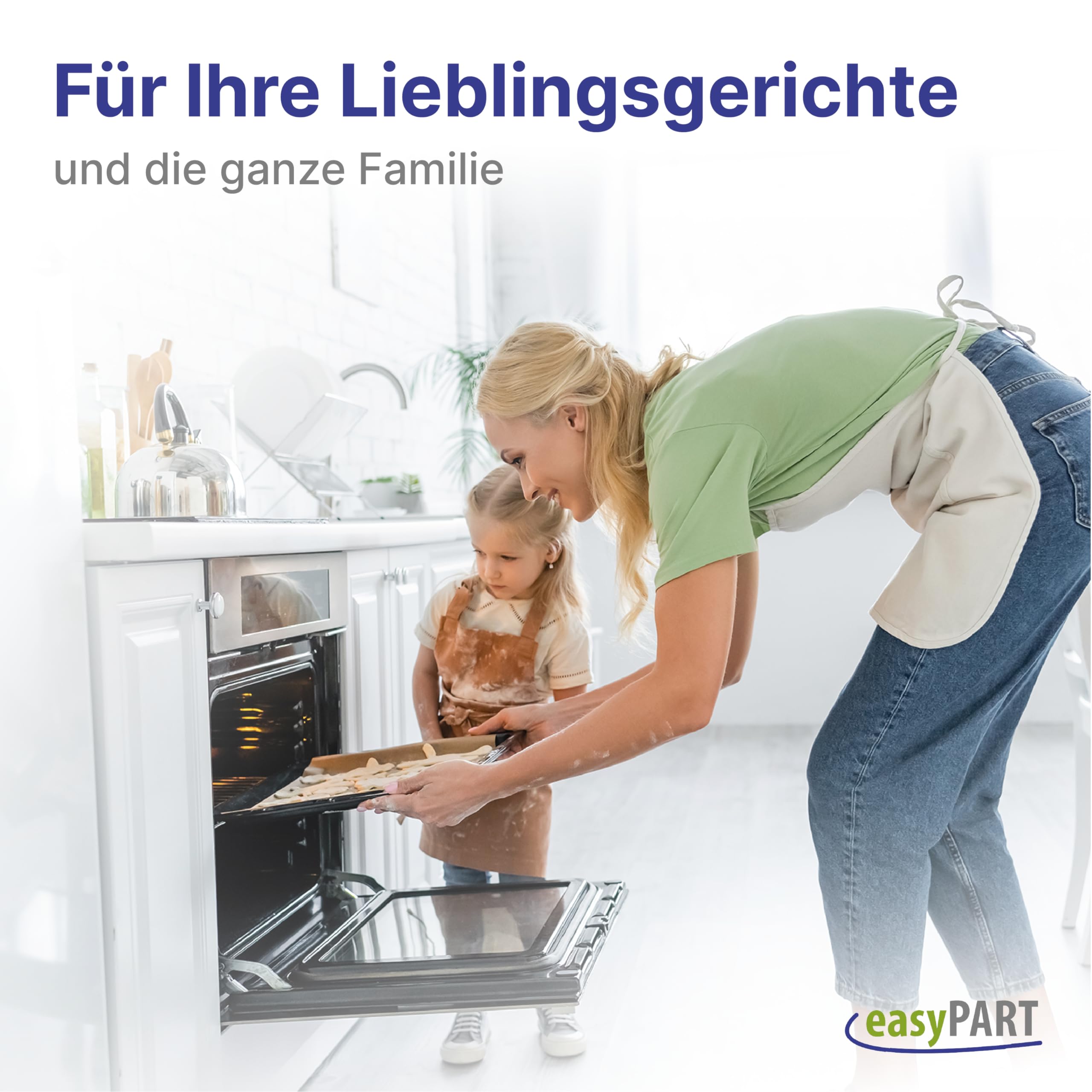 easyPART passend für BOSCH 00491638 Türdichtung Tür Dichtung Backofen Ofen | Herd Siemens 491638, EUROPART 804234, eu804234, 03121597, Backofentürdichtung, 10115897, Kompatibel mit Bluparts