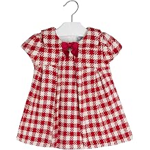 Mayoral Chic Baby Girls 3M-24M Scarlet-Red/Ivory Houndstooth Wool Blend Dress