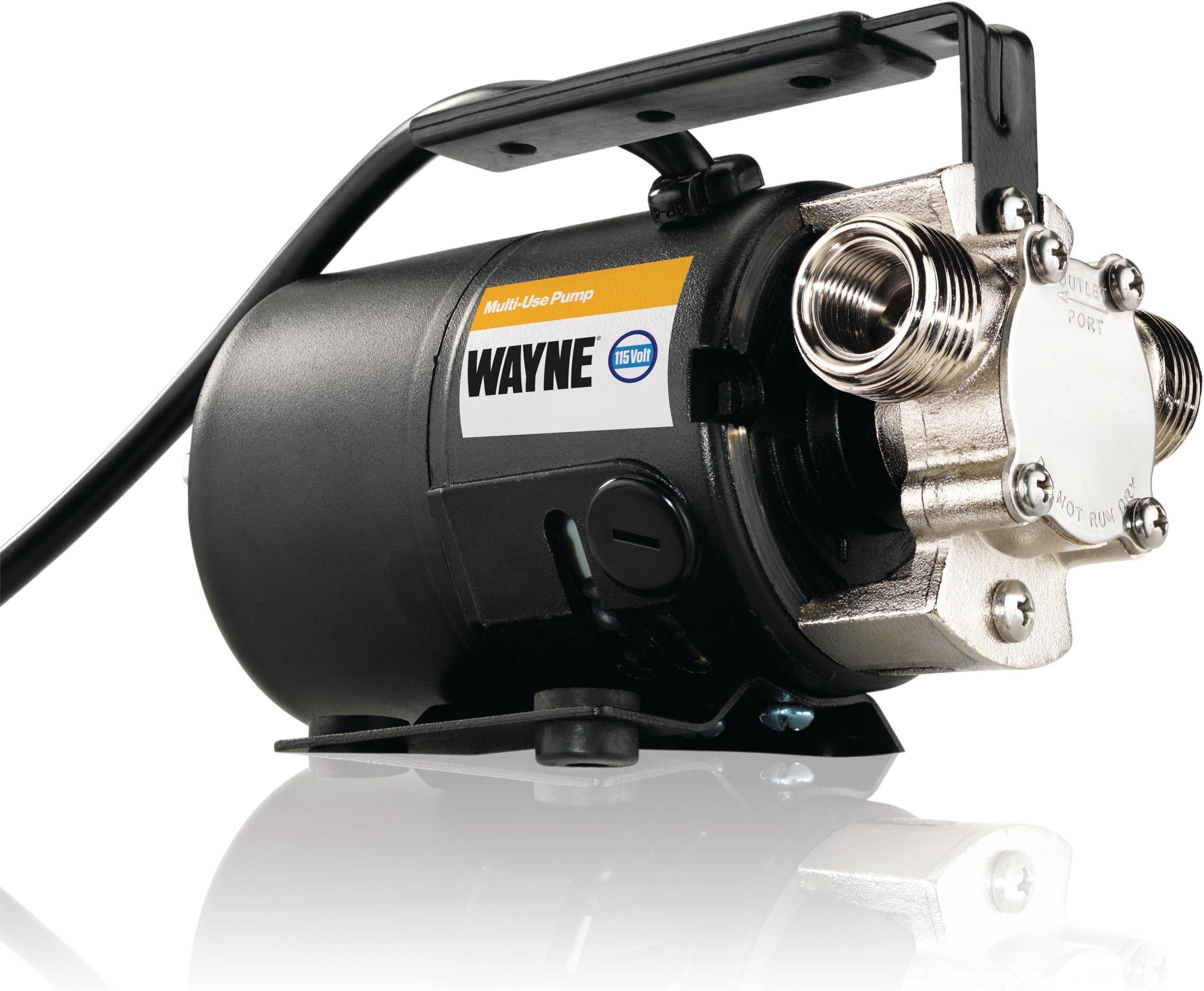 WAYNE PC2 Portable Transfer Water Pump With Suction Hose And Attachment, Black, Small, GIDDS-521200