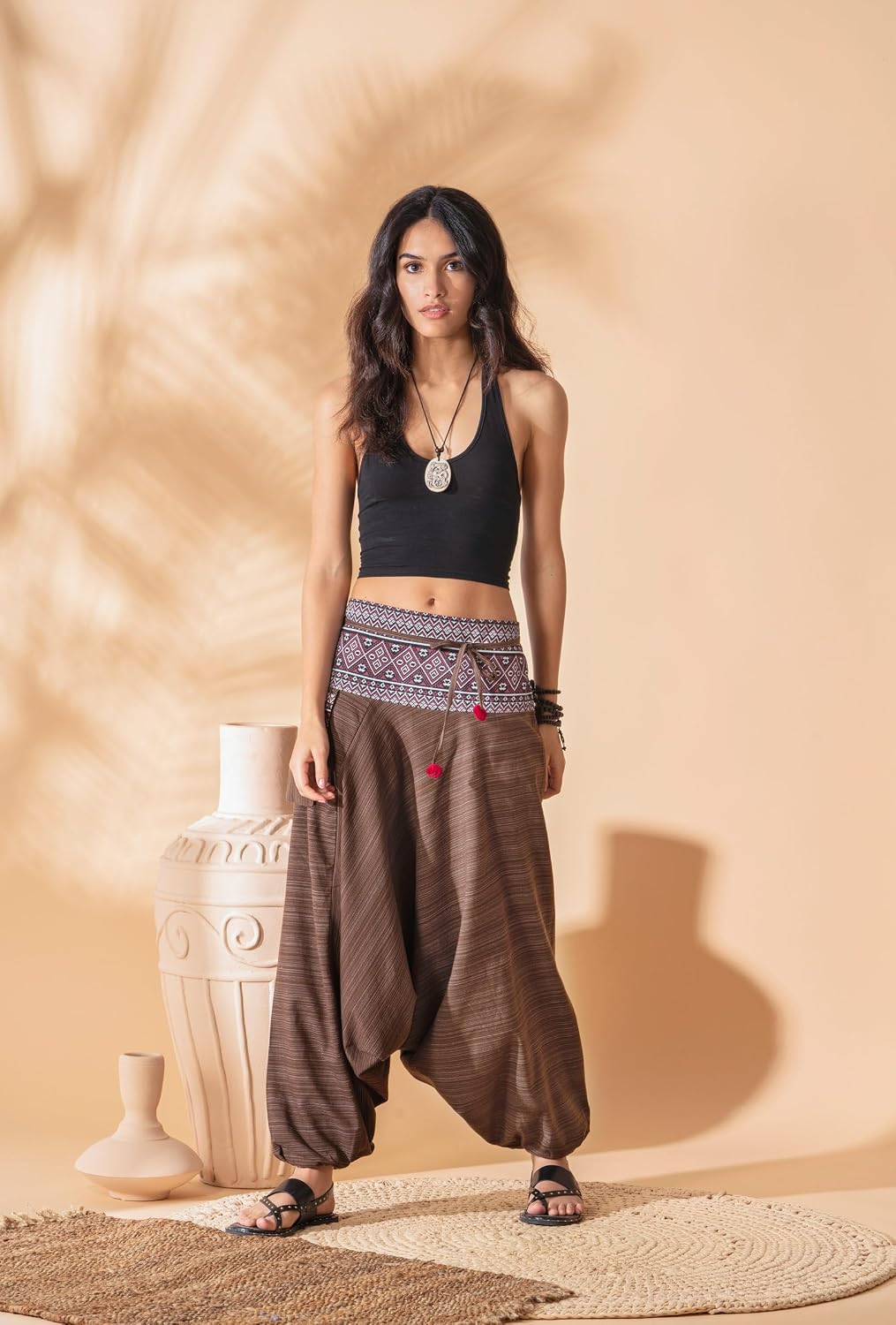 Rave Clothes for Women Palazzo Pants, Dance Yoga Pants Comfy Lounge Pants shamanic Clothing Women