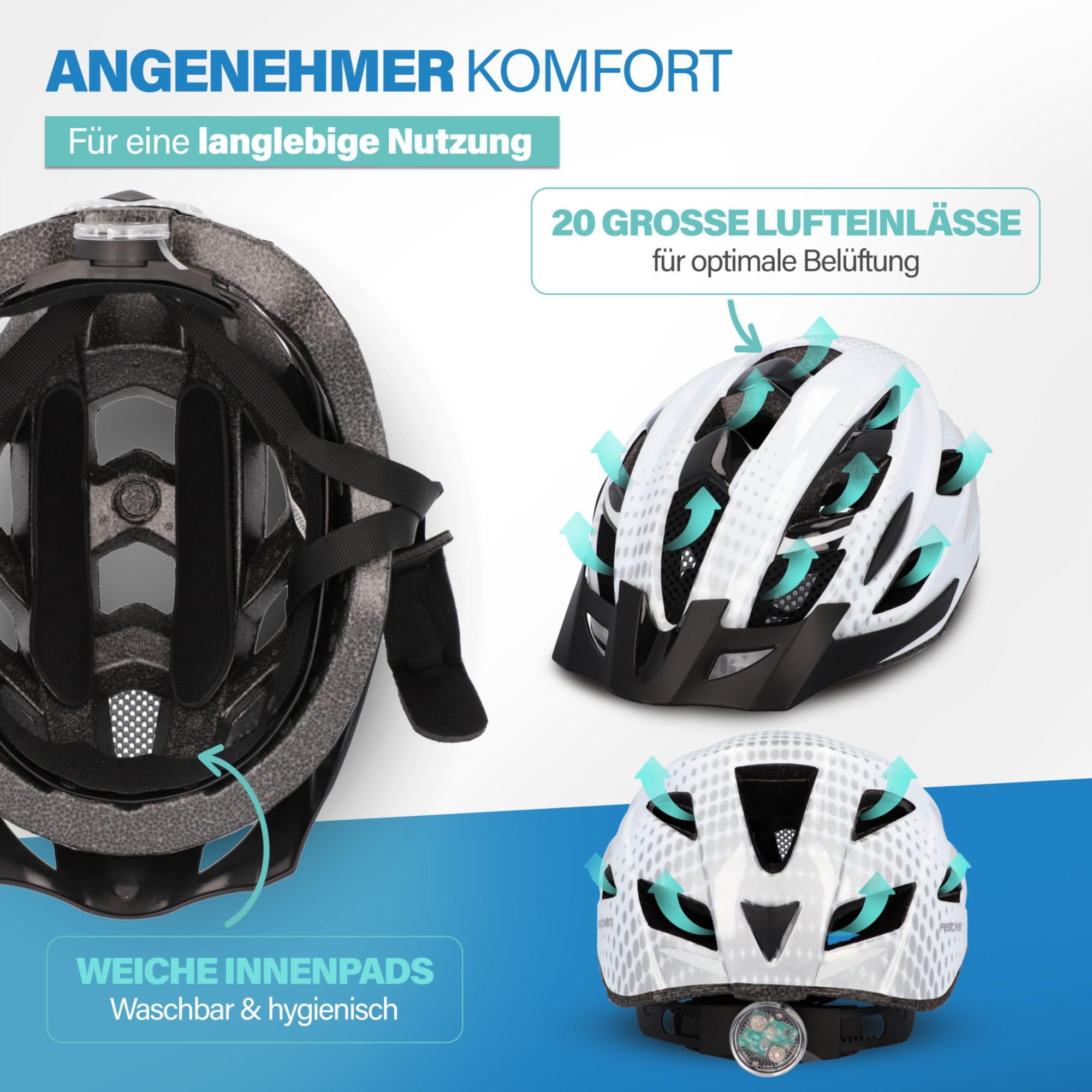 FISCHER Urban LANO Casco da bicicletta