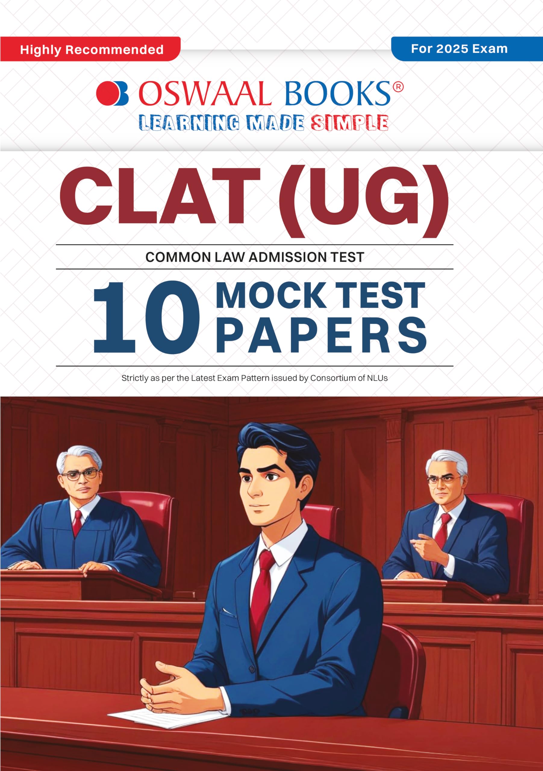 Oswaal CLAT (UG) Common Law Admission Test 10 Mock Test Papers For 2025 ...