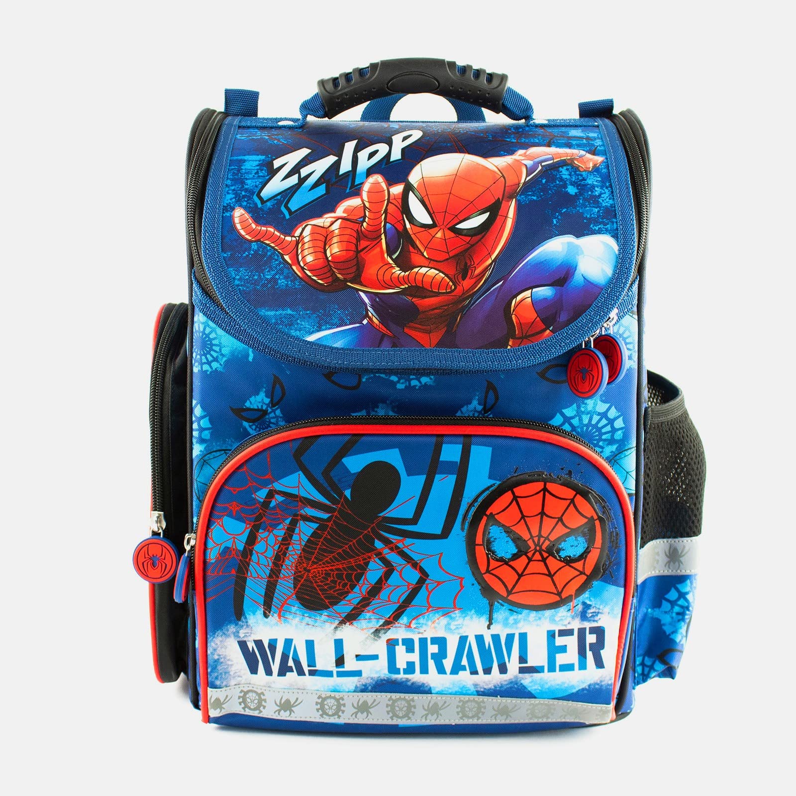 Spiderman Schulranzen Set 13-TLG. - Schultasche Jungen 1. Klasse - Grundschule Ranzen - Ergonomischer Schulrucksack