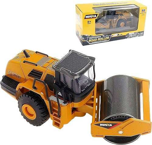Miniatura 3 de Gemini&Genius Juguete de rodillo de carretera para niños, juguetes de vehículos de construcción resistentes, camiones de carretera de aleación a