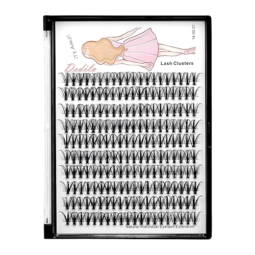 Miniatura 7 de Pestañas postizas individuales 20D de 0.315 a 0.787pulgadas, grosor de 0.003pulgadas, rizo D, natural, largas, de color negro, suaves, ligeras, 3D,
