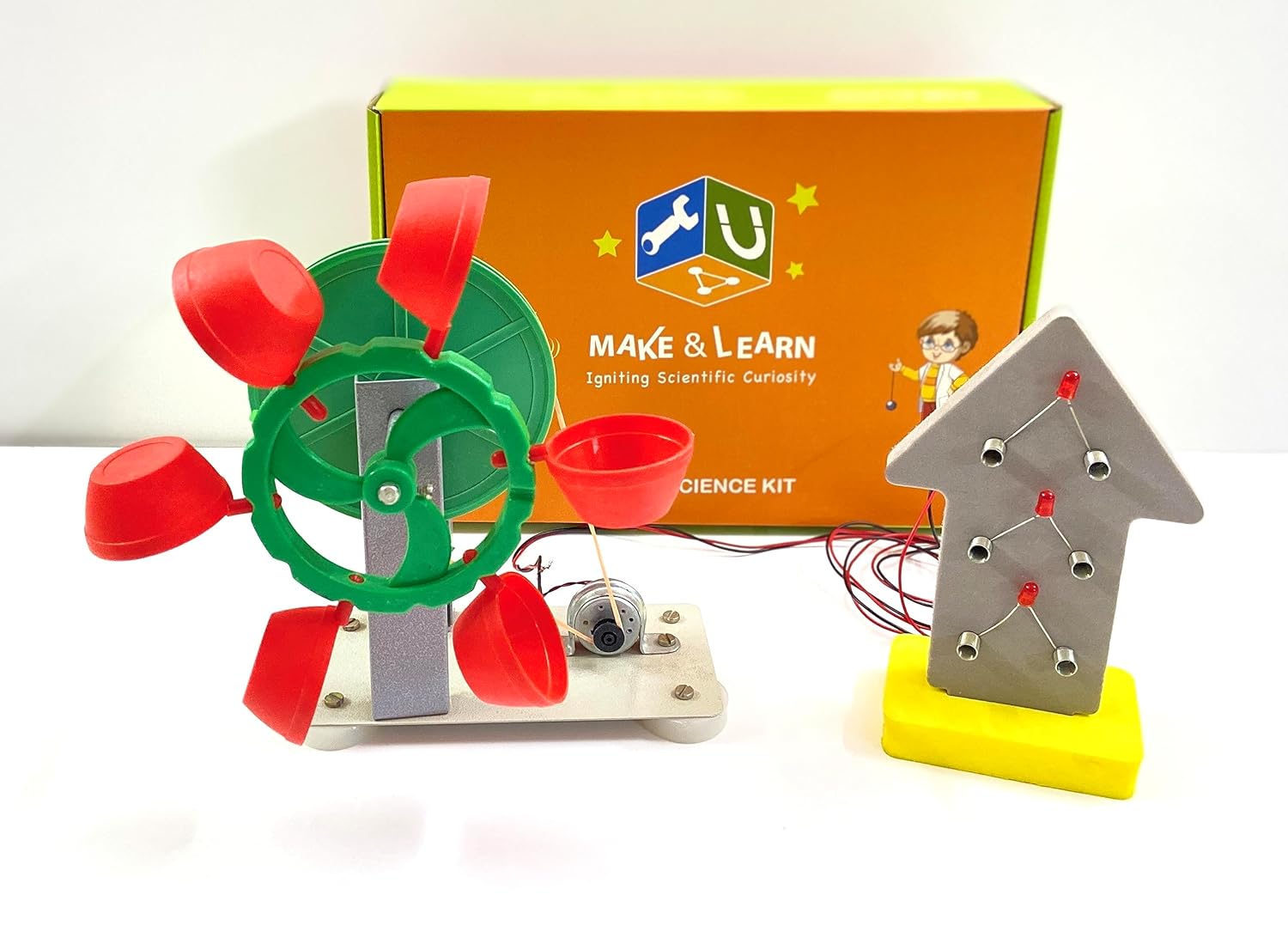 Hydroelectric Power Generator Science Experiment STEM Based DIY Activity Kit for Kids Age 10+ Hydroelectric Power Generator Science Experiment STEM Based DIY Activity Kit for Kids Age 10+