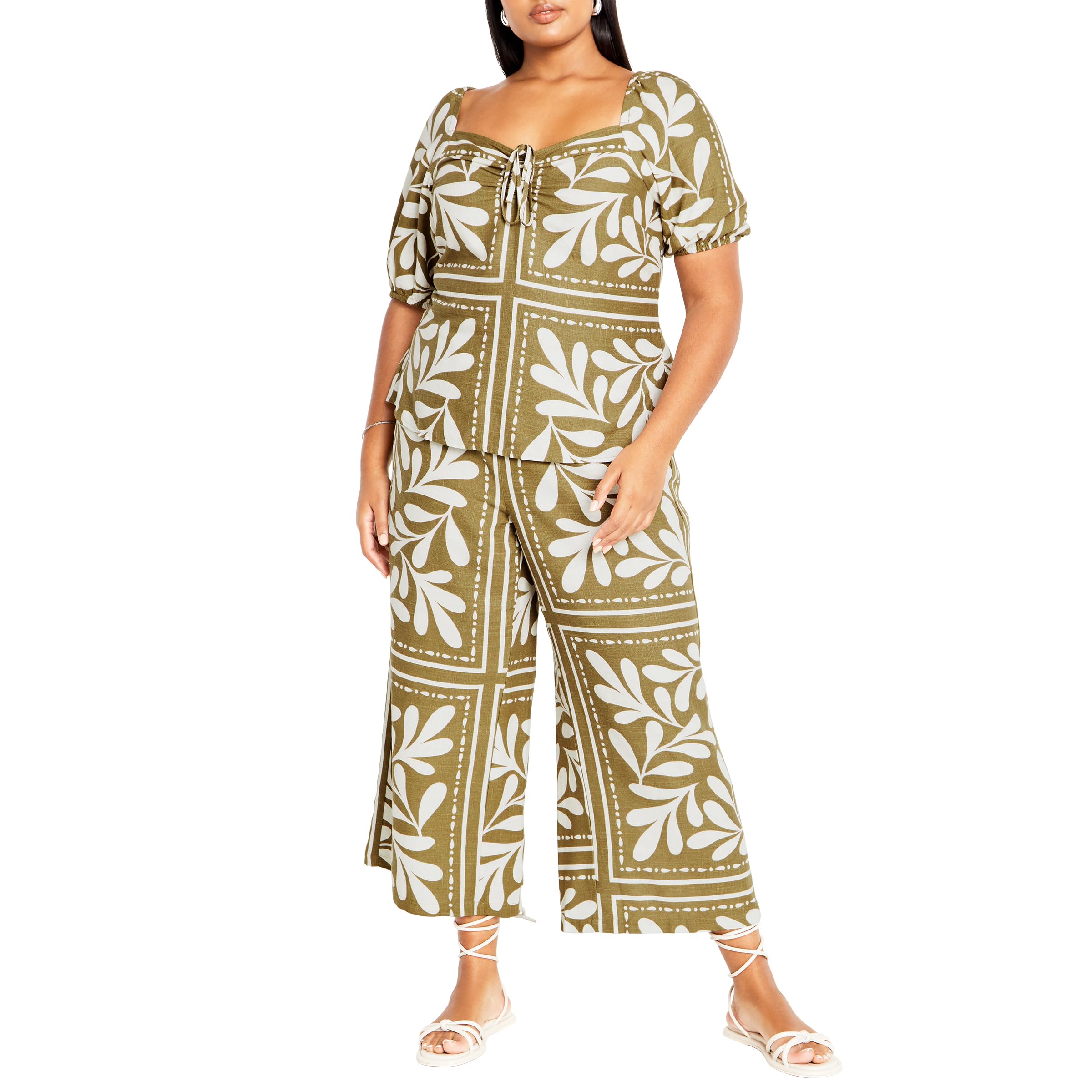 City Chic Women's ApparelWomen's CITYCHIC Plus Size TOP Modern Muse, Juniper BRD, Juniper Brd, 18 Plus