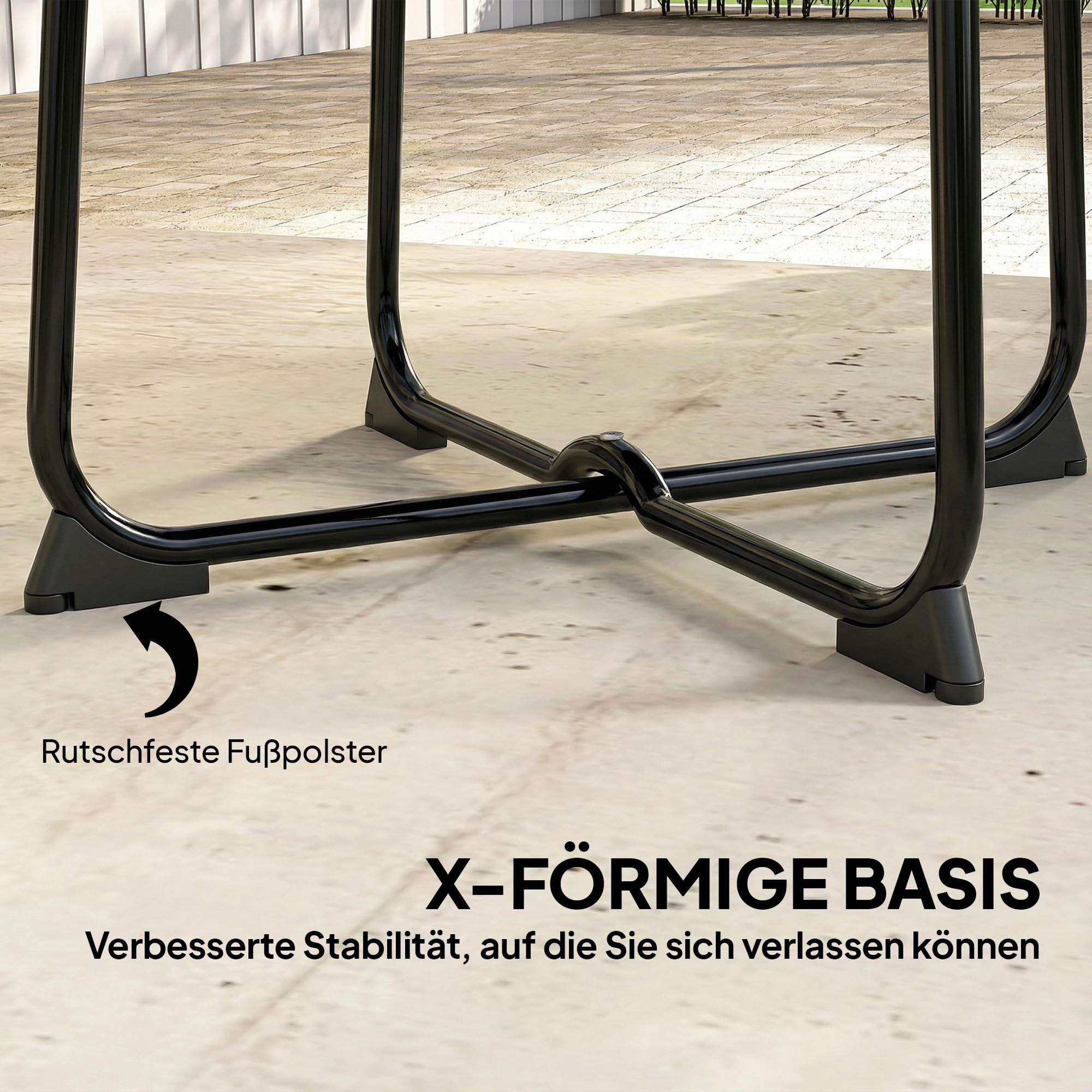 Outsunny Beistelltisch Balkontisch aus Metall Rund 50x50x45,5 cm Grau | Kaffeetisch, Wetterfest, Gartentisch, Pflegeleicht, Outdoor Tisch, Sofatisch, für Garten Balkon Veranda Terrasse Wohnzimmer