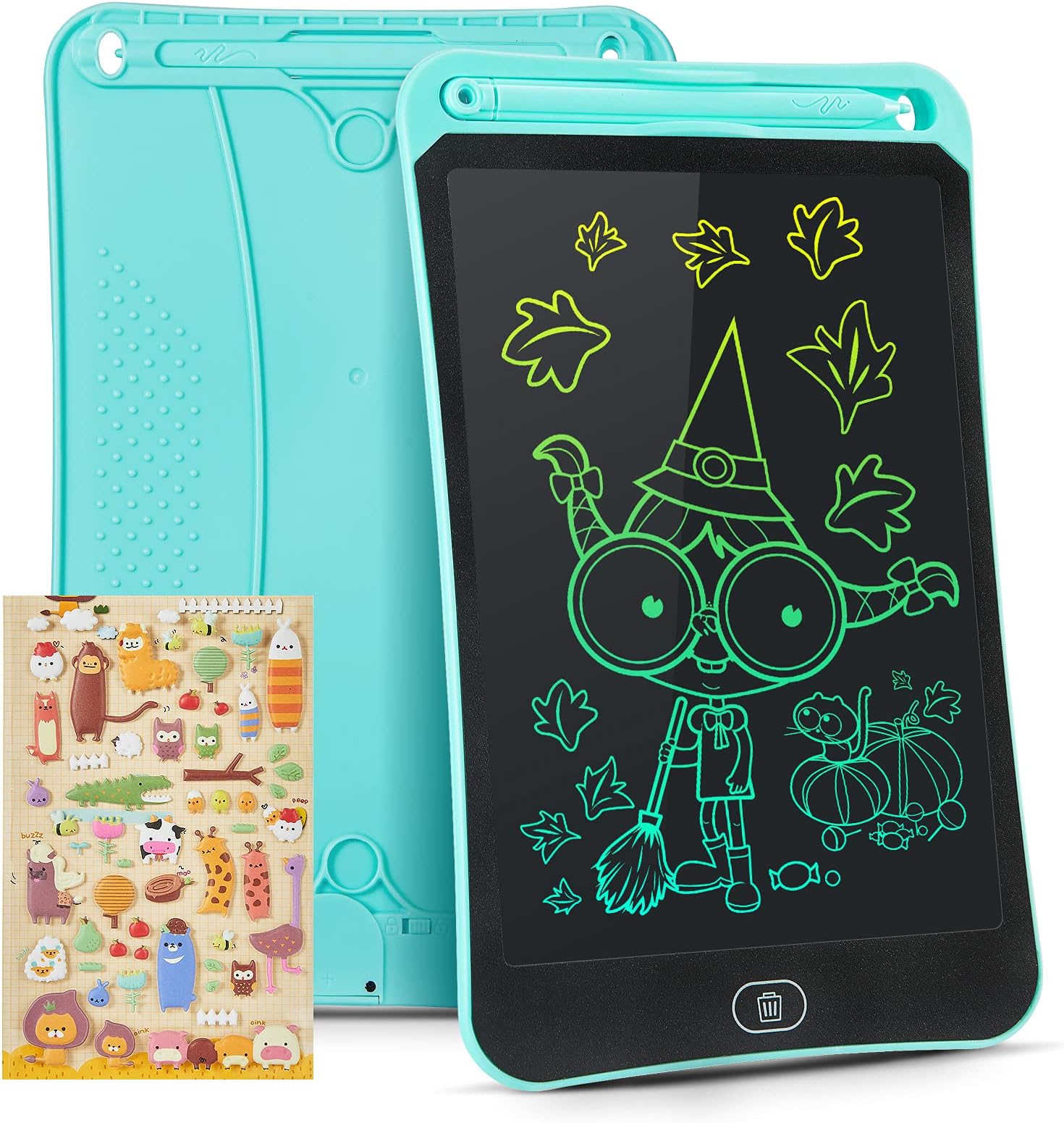 LCD Writing Tablet 8.5-Inch Colorful Doodle Board, Toddler Learning Educational Toys Gifts for 3-8 Years Old Girls and Boys, Electronic Drawing Tablet Drawing Pad for Kids (Blue)