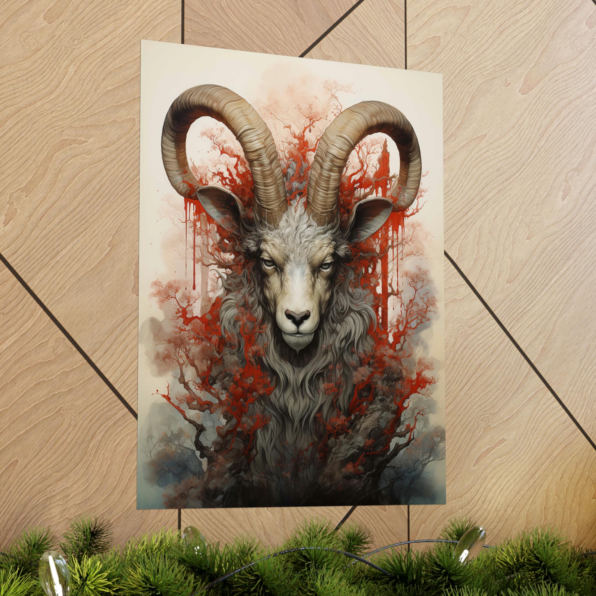 GOAT mini poster ポスター Goat Poster GOAT Etsy - West GOAT mini poster ポスター