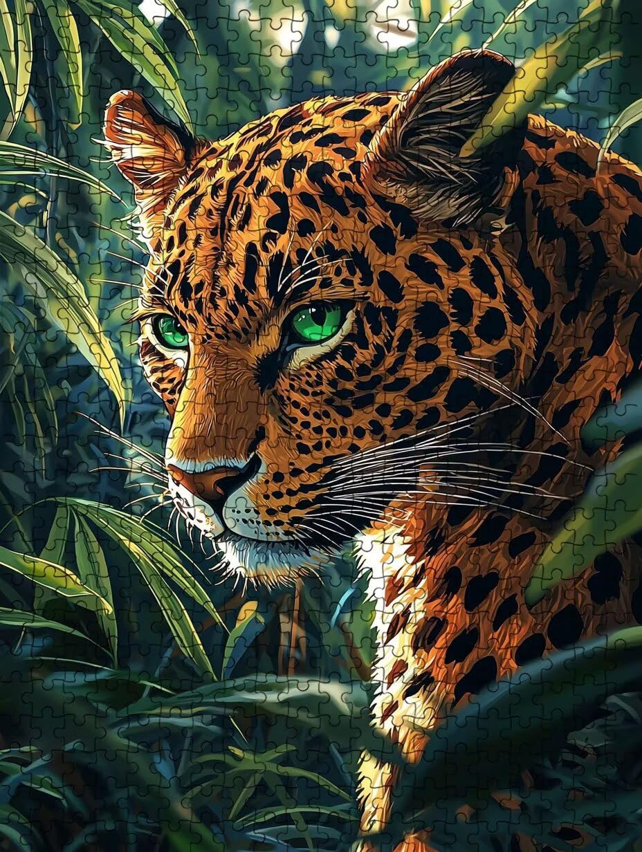Tigerwald Puzzle 6000 Teile, Klassische Puzzles, Geschicklichkeitsspiel Puzzle für Erwachsene, Puzzlespiele für Die Ganze Familie, Mit Schöner Verpackung, Dekoration Puzzles DX0YL3-567