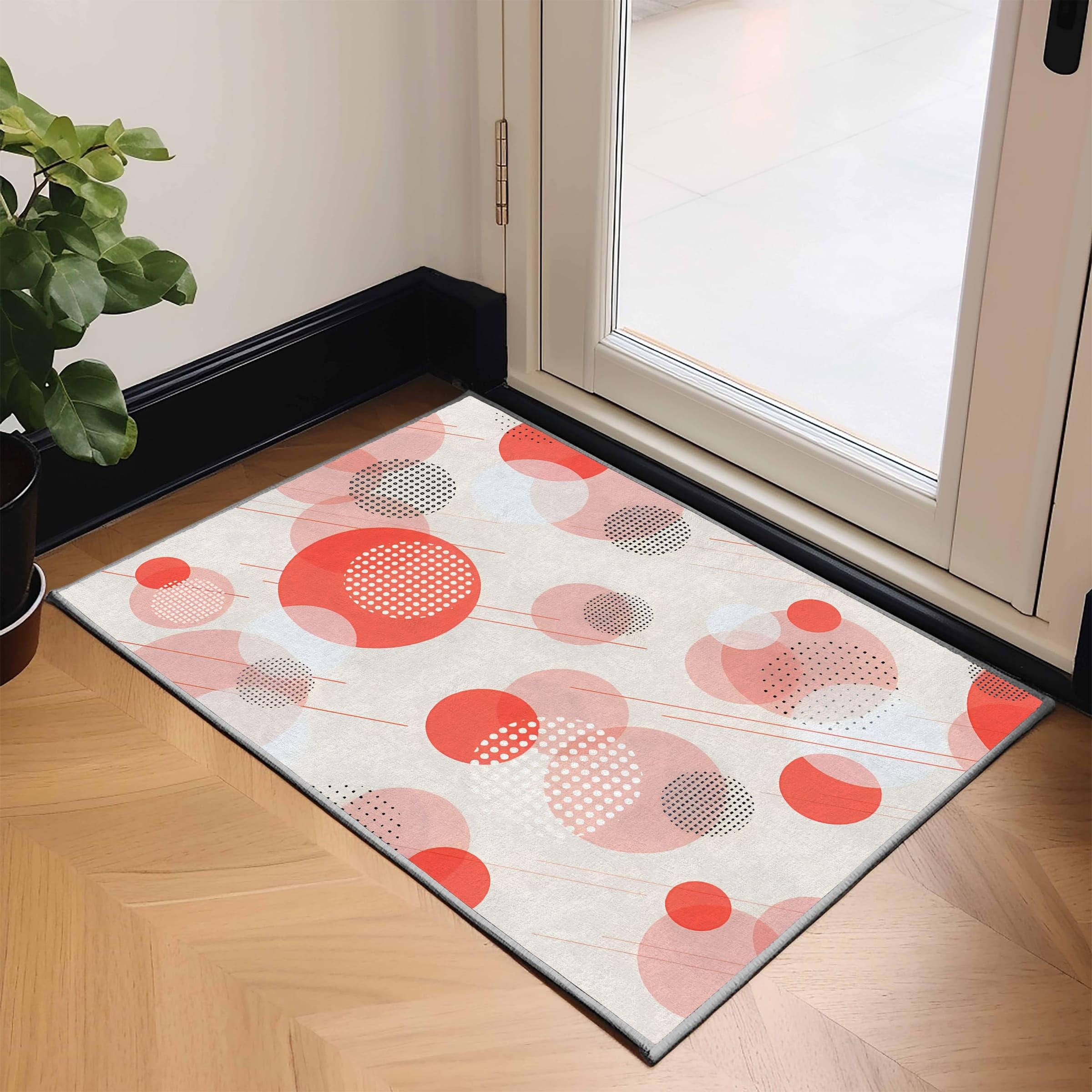 Buyluhn Quadrat-Teppich 250x250 Cm - Grauer Kurzflor, Waschbar & Rutschfest Für Wohnzimmer & Schlafzimmer