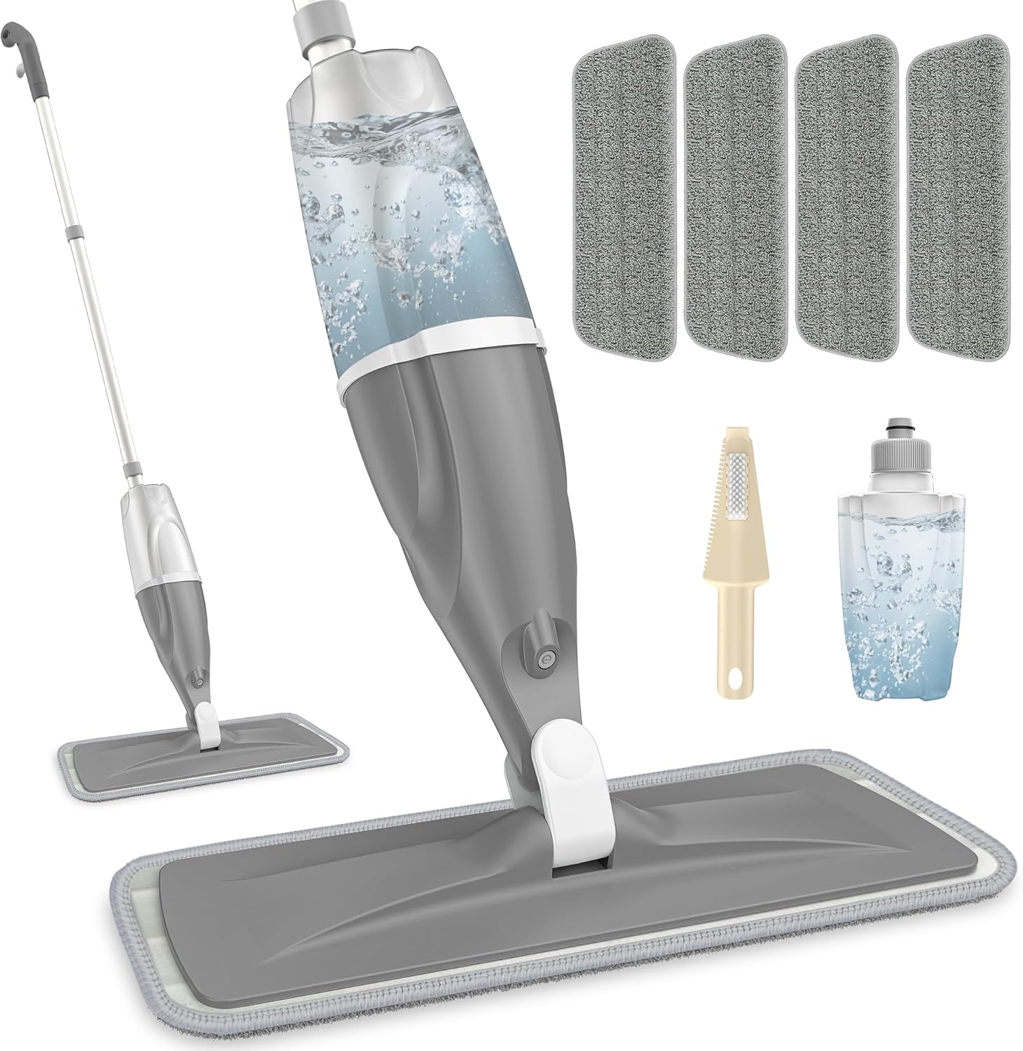 Wet Mops for Floor Cleaning, Papclean Spray Mops Dust Mop