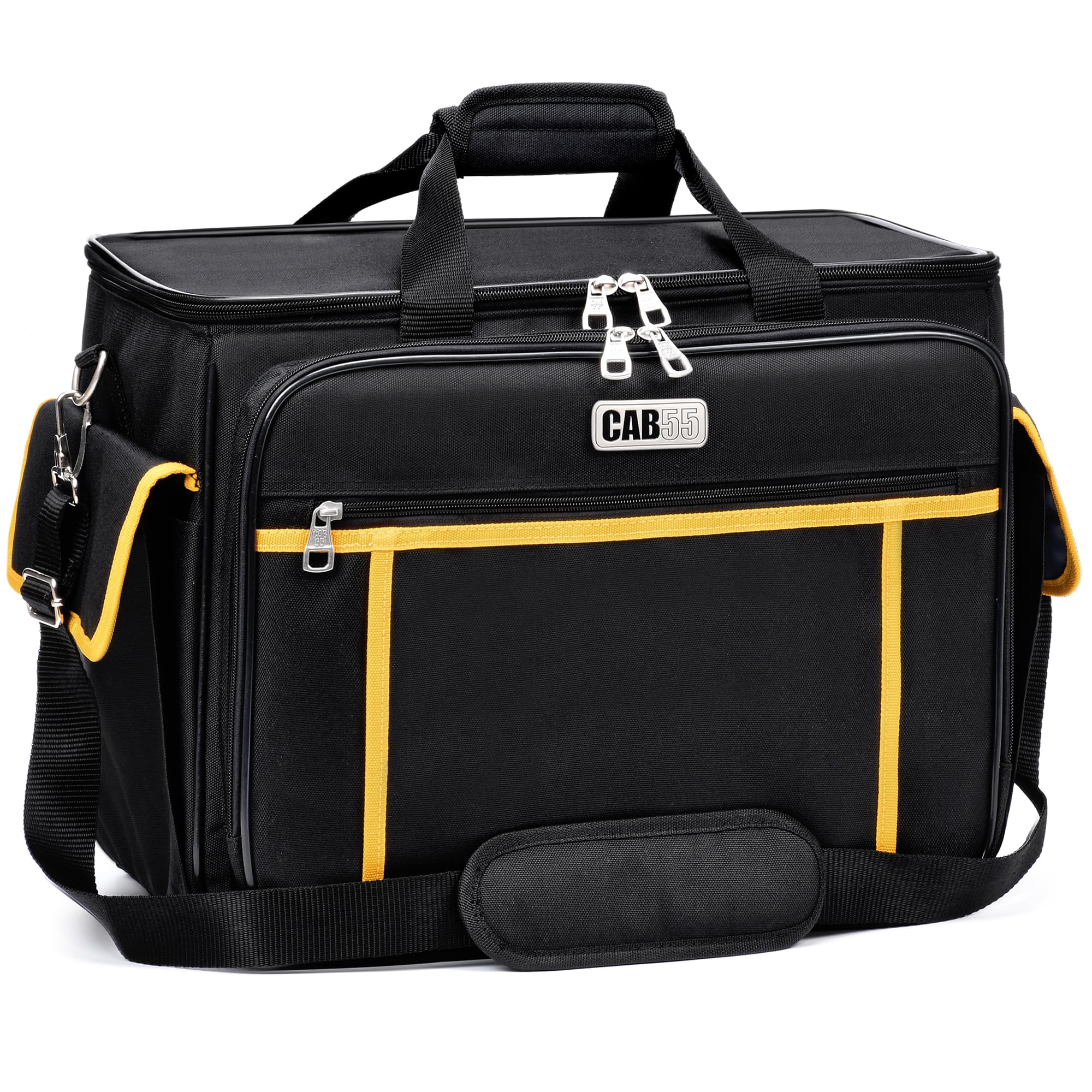 cab55 Sac de Transport pour Machine à Coudre avec Rembourrage Amovible, Sac fourre-Tout pour Machine à Coudre et Accessoires de Couture supplémentaires