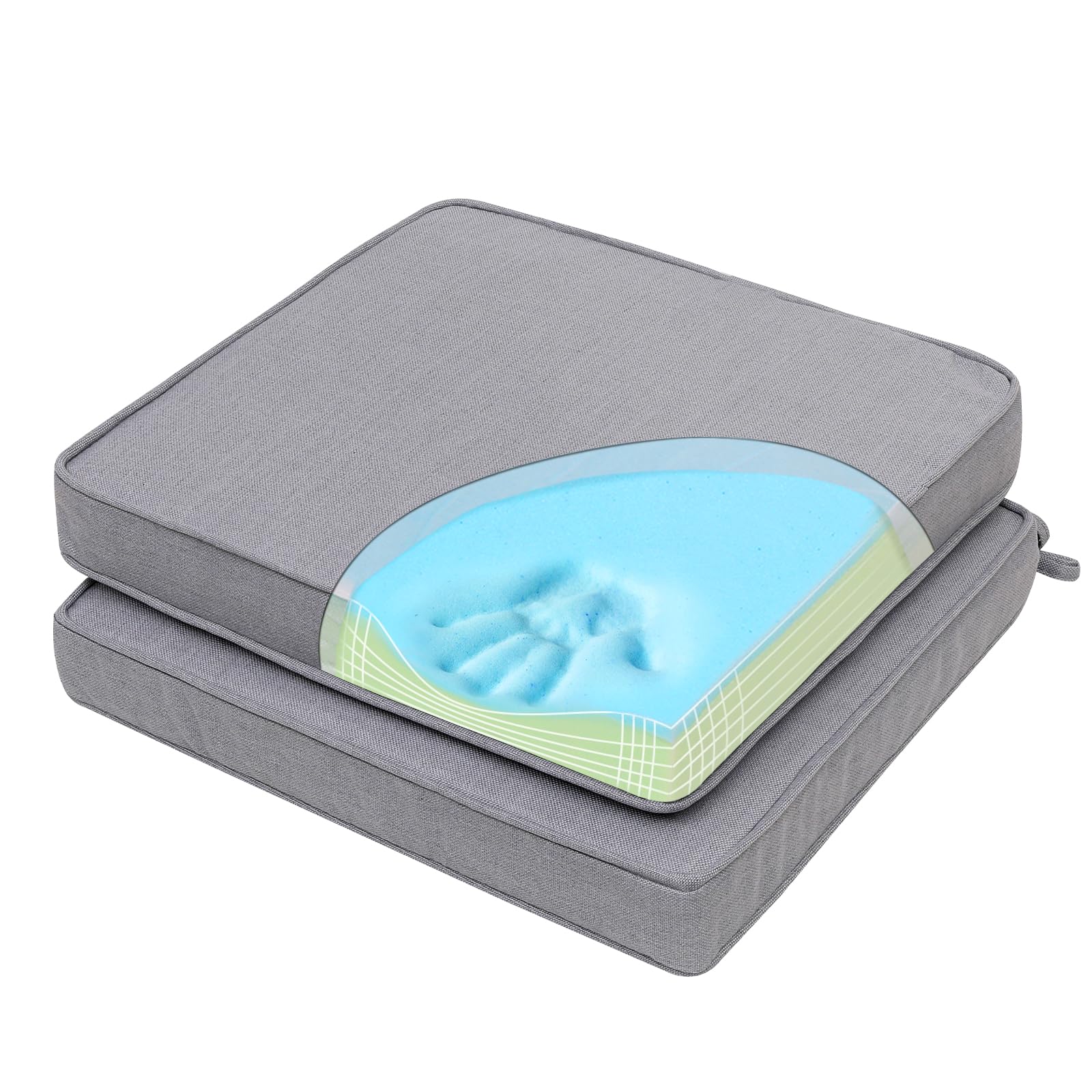 Race Leaf Memory Foam Seat Cushions Chair Pads 17 X Desertcart