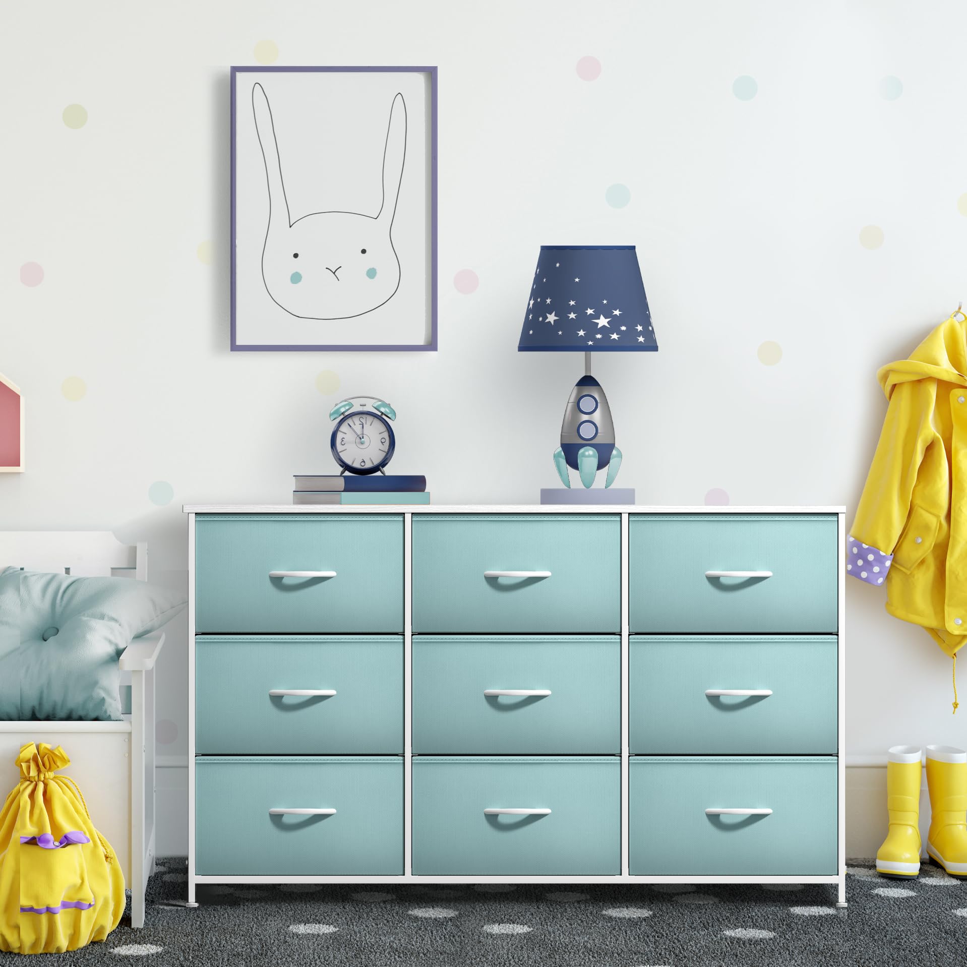 Amazon.com: Sorbus Kids Dresser with 9 Drawers - Storage Unit Organizer  Chest for Clothes