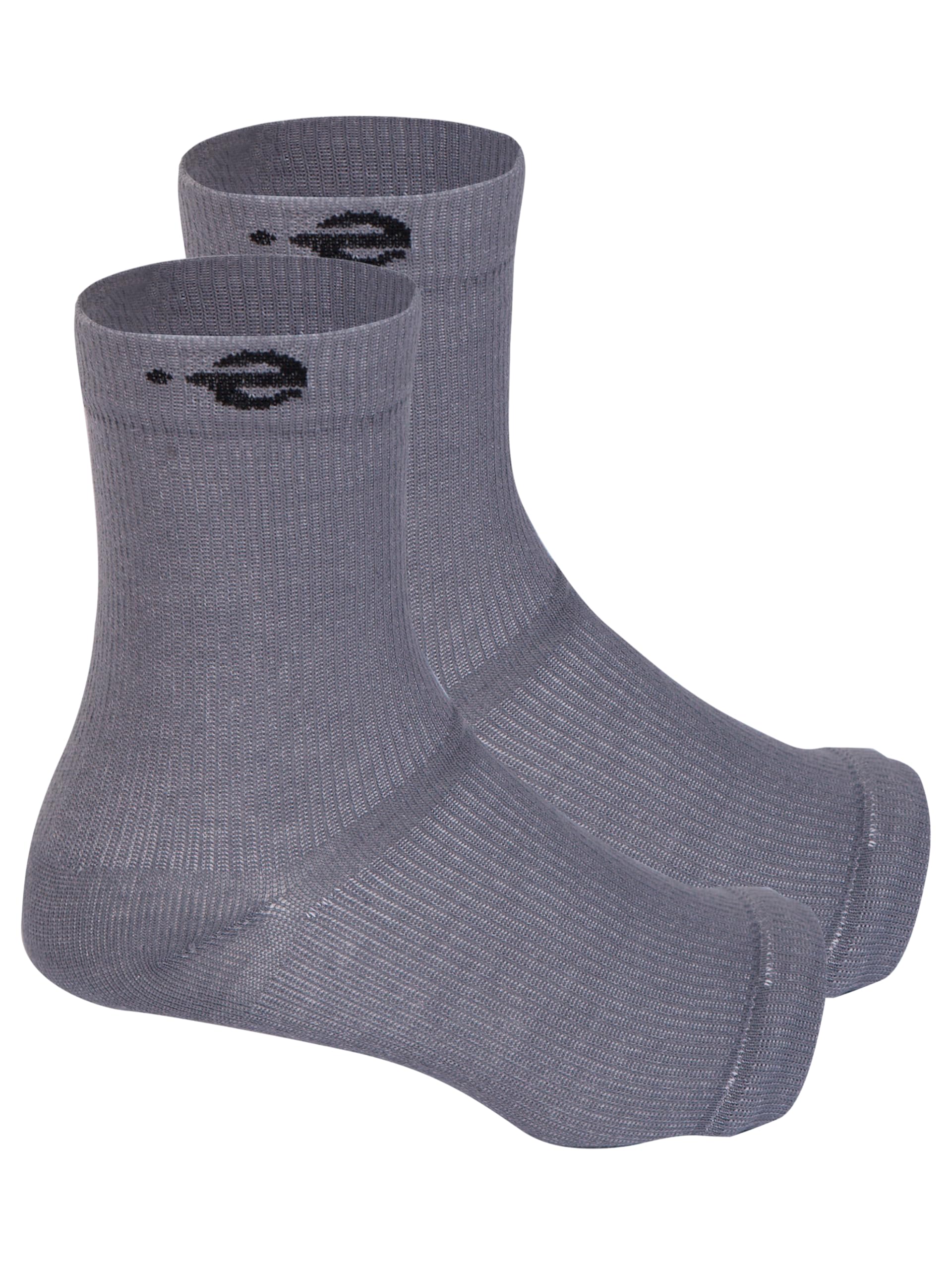 Open Toe Bamboo Cotton Socks | Women & Men | Nano Compression Socks for Neuropathy | Grey | Plantar Fasciitis Relief | Arch Support | Ankle & Foot Swelling | Injury Recovery | Heel Pain |