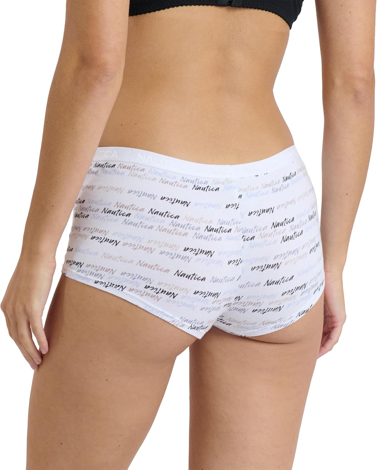 Nautica Women's Cotton Boyshort Underwear Set, 5-Pack - Image 4