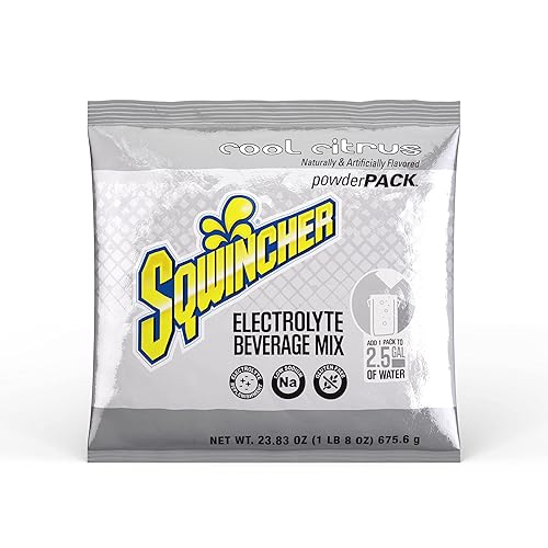 Mezcla de bebida Sqwincher de reposición de electrolitos, concentrado en polvo, cítrico (Cool Citrus), 32