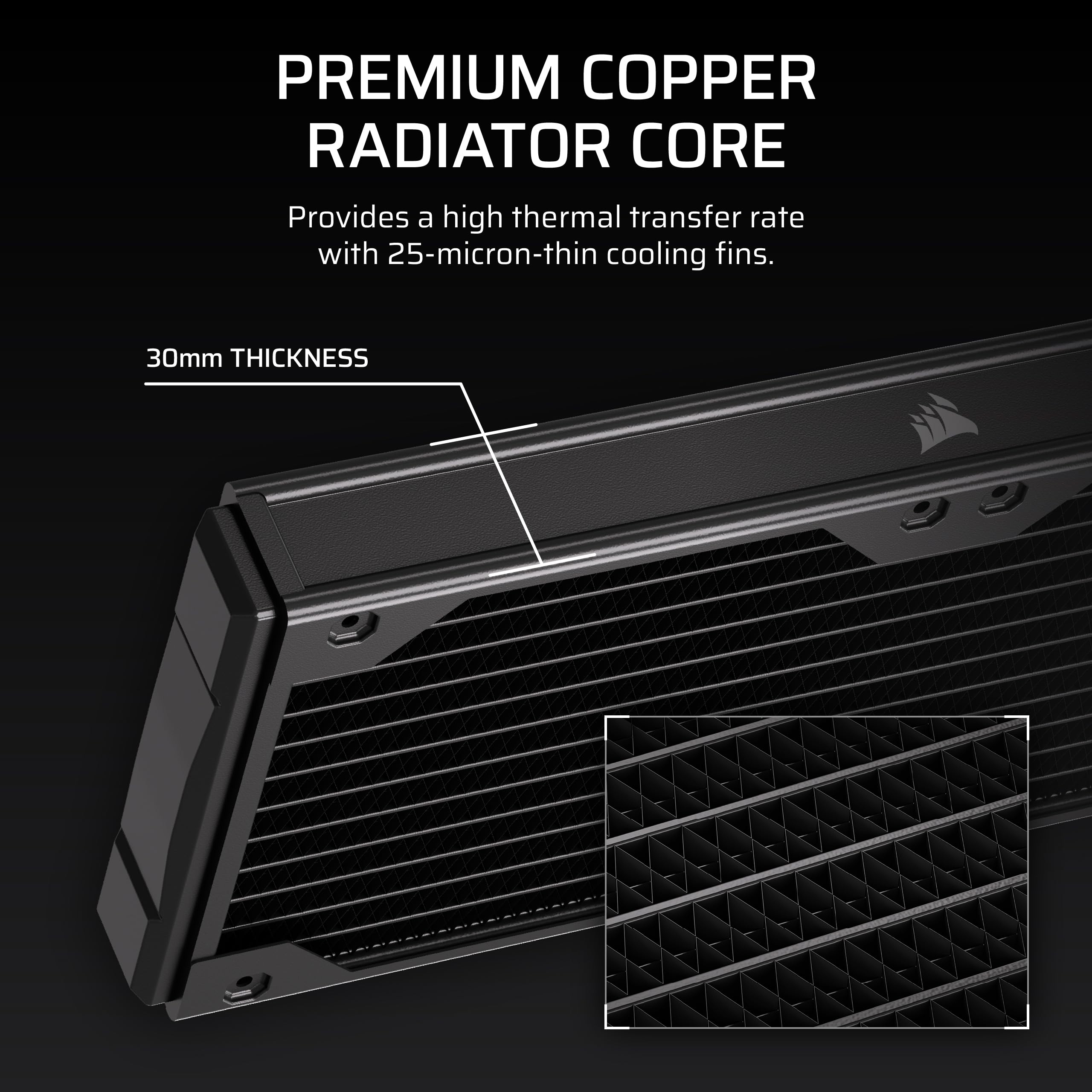 Corsair Hydro X Series XR5 - Radiador de refrigeración por agua, 360 mm Corsair Hydro X Series XR5 - Radiador de refrigeración por agua, 360 mm