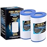 POOLPURE Oval Filter Spa Filter PDM30 Compatible with Dream Maker Hot Tubs 461269, 30 sq.ft Hot Tub Filter Cartridge 2PACK