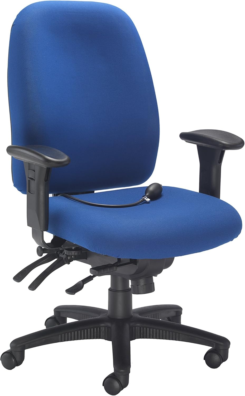 Office Hippo Heavy Duty Ergonomic Office Chair with Back Support, Desk Chair, Back, Seat & Forward Tilt Controls, Lumbar Support Office Chair, Computer Chair Helps Alleviate Back Pain – Royal Blue