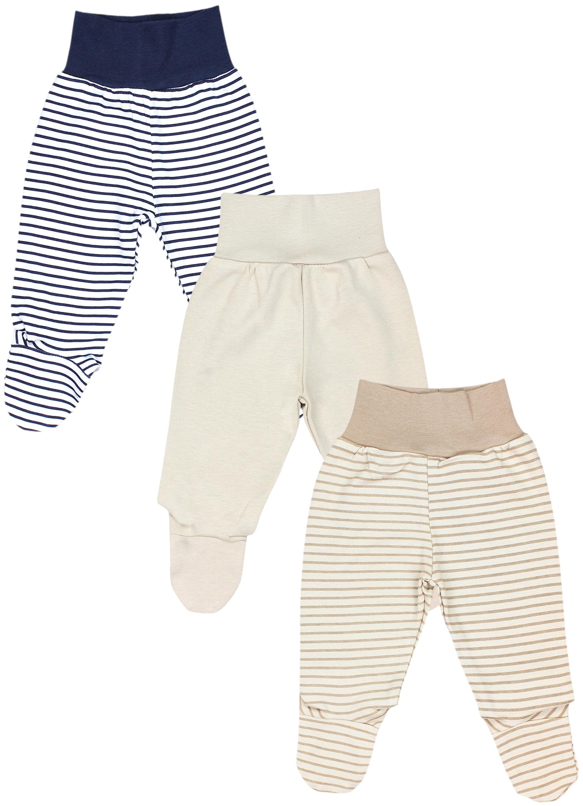 TupTam Pantalon avec Pied pour Bébé Fille Lot de 3