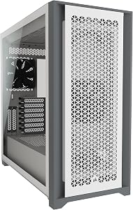 Corsair 5000D Airflow Case ATX Mid-Tower with Tempered Glass, High Airflow Front Panel, Corsair RapidRoute Cable Managemen…