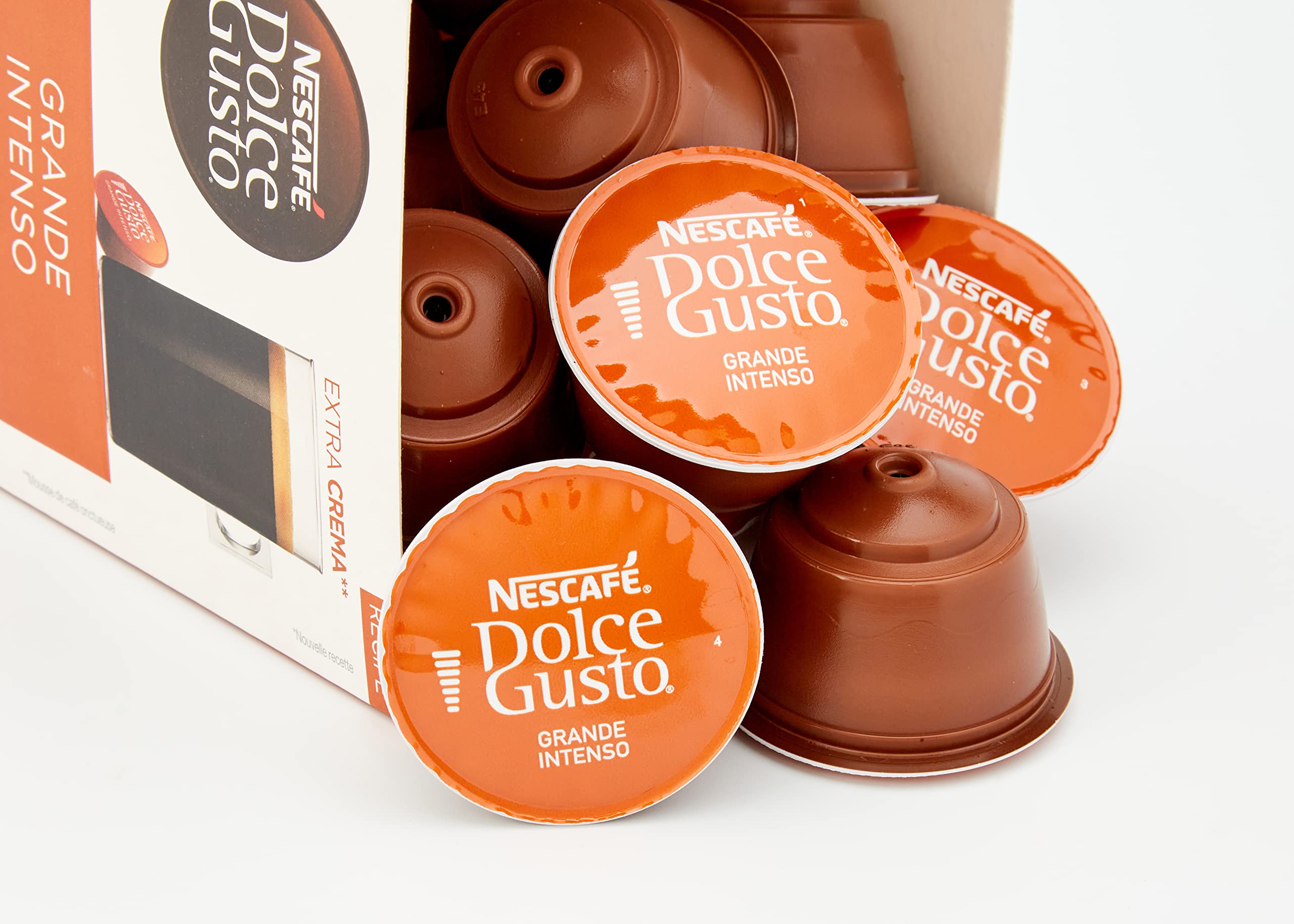 Nescafé Dolce Gusto Grande Intenso – Café – 96 Cápsulas (6 Paquetes x 16)
