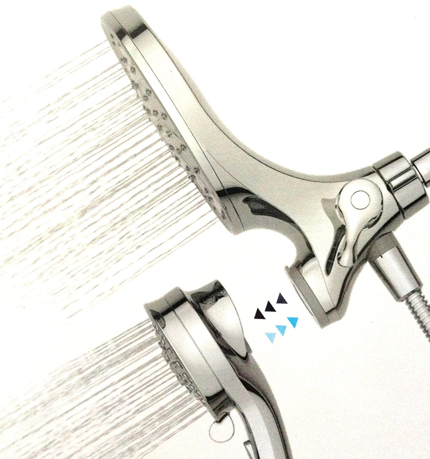 Chrome Moen 26008 Handheld/Rain Shower Head 2in1 Combo