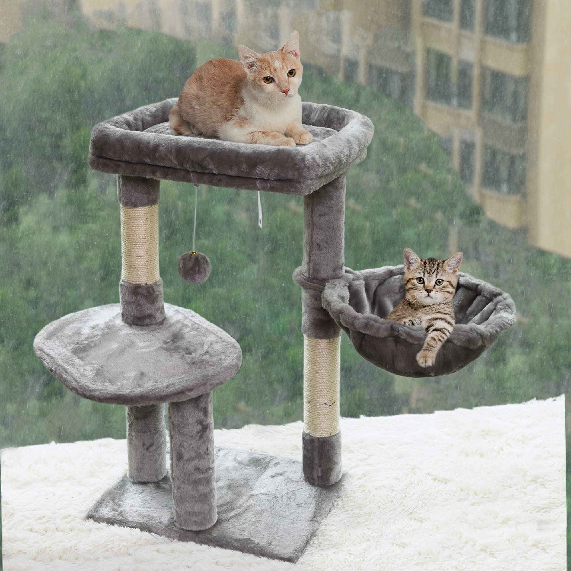 Indoor Cat Tree With Scratching Posts Aazon.co : SYANDLVY Sall Cat Tree ...