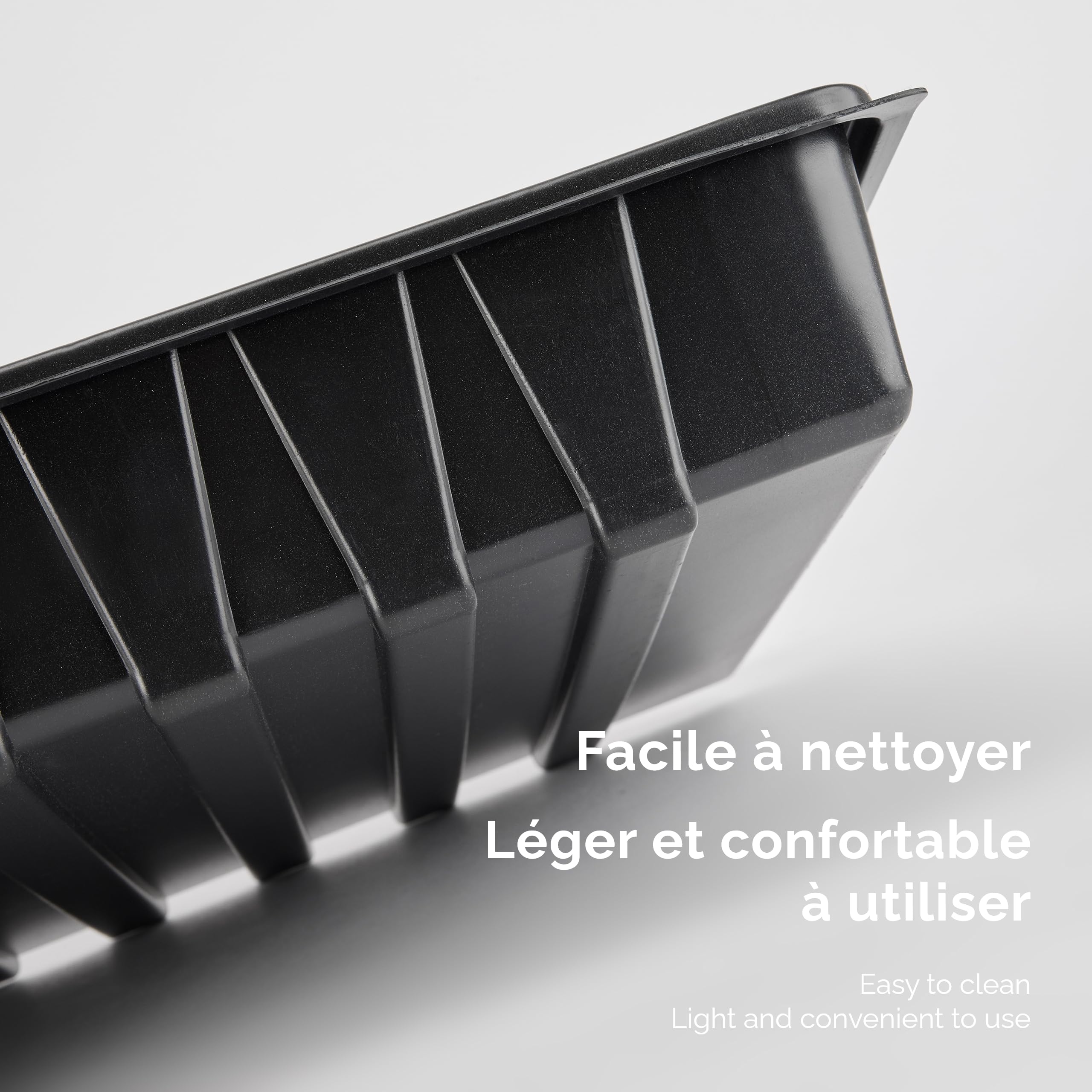 Garronda Plateau de Culture, Bac de Culture en Plastique pour Mini Serre et Semis, Plateau pour Plantes et Jardin, Bac de Germination Étanche, Idéal pour Potager et Balcon, Lot de 4 (60x30 cm, Noir)