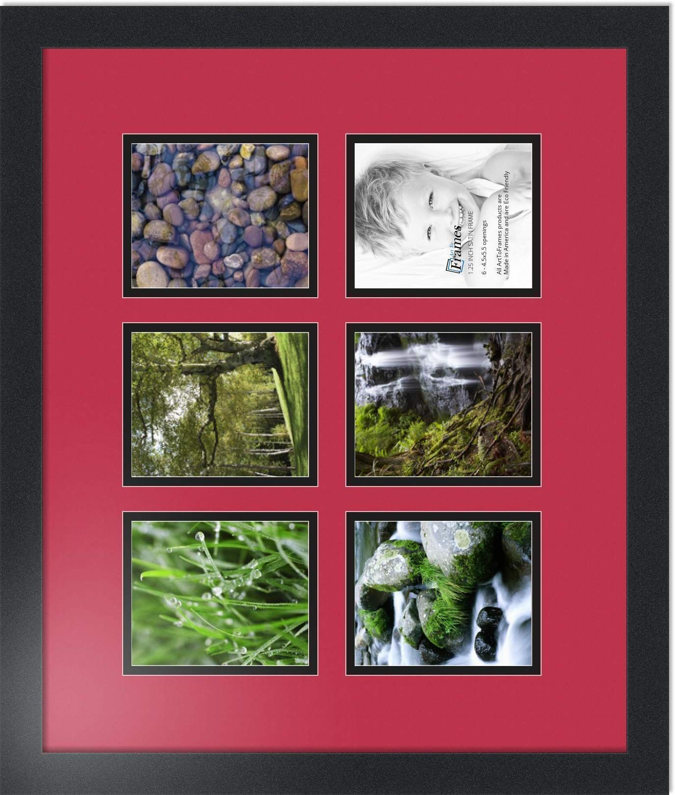 Amazon.co.jp: ArtToFramesコラージュフォトフレームダブルマットwith