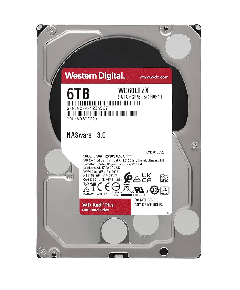 Amazon.in: Buy Western Digital 6TB WD Red Plus NAS Internal