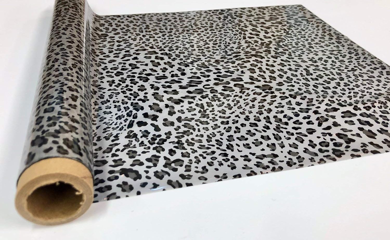 Animal Prints Metallic Foils - Decorative Transfer Foil (Wild Leopard Spots - Silver Small)