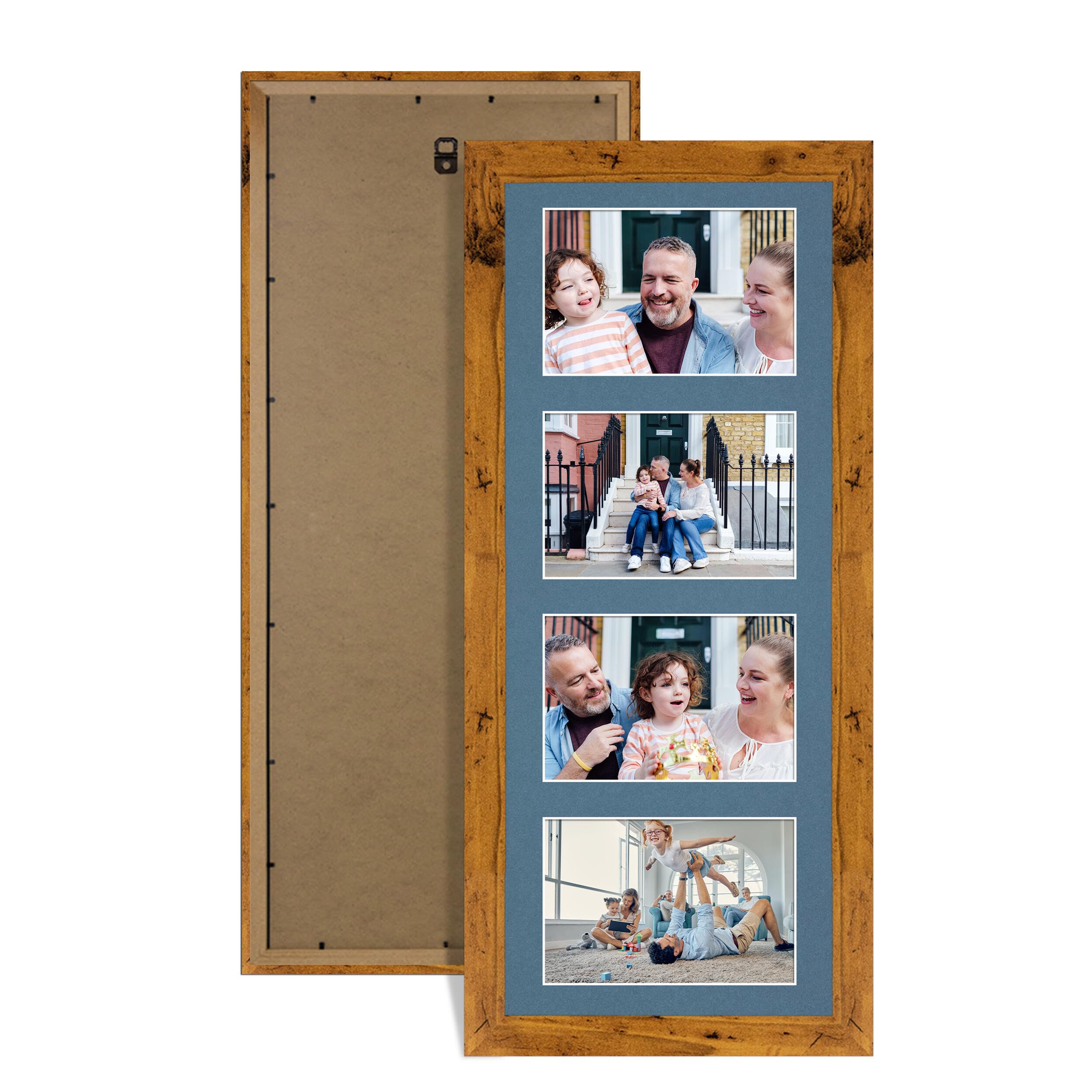 Alison Kingsgate Rustic Oak 50x20cm Photo frame for multiple pictures
